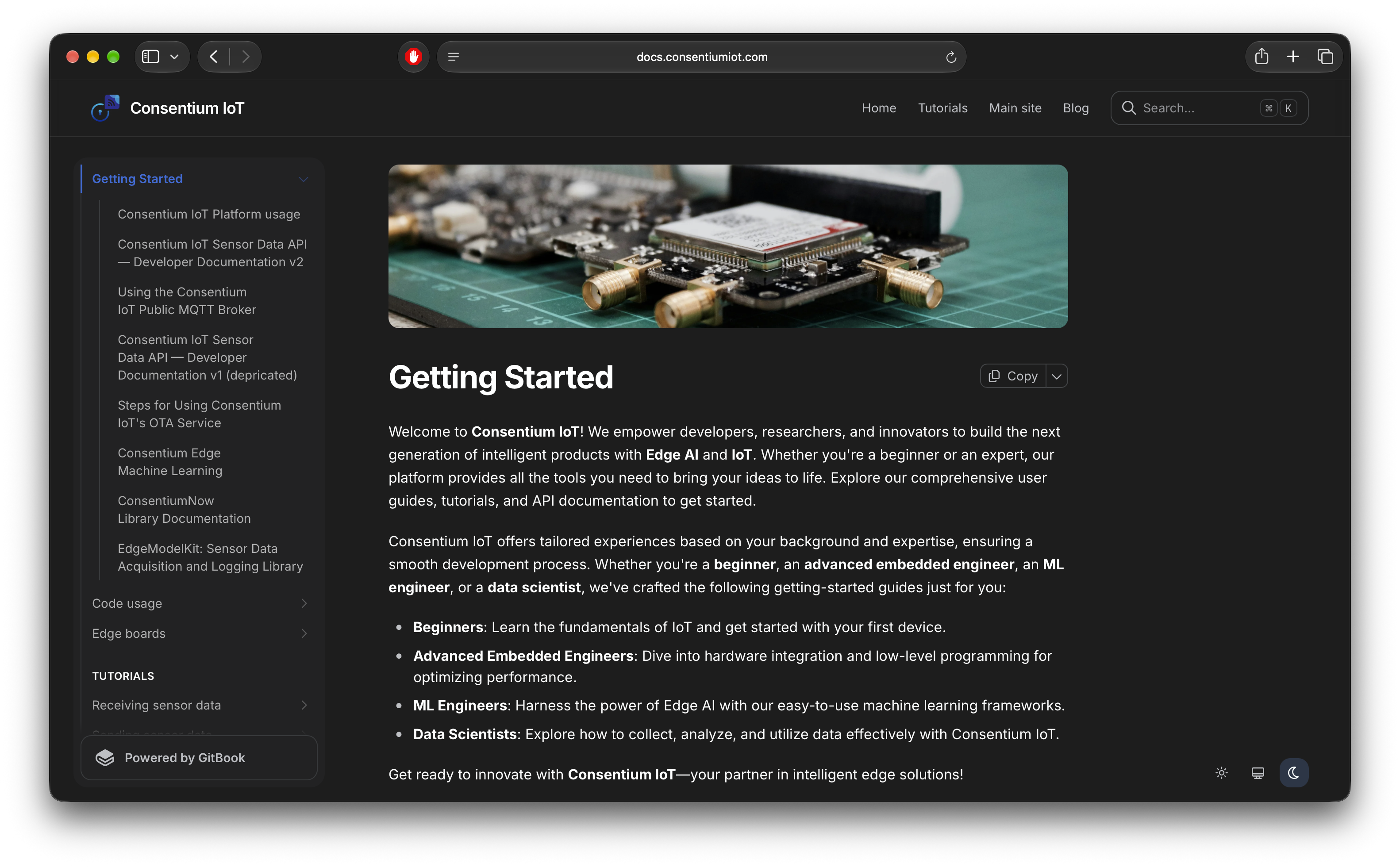 Integrate with what you already run - Consentium IoT walkthrough step